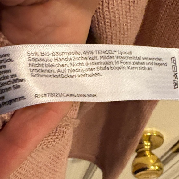 Eileen Fisher Soft Pink Knit Sweater cotton and tencel xl - Picture 5 of 7